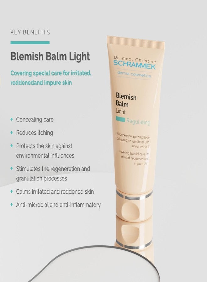 Schrammek Blemish Balm Light - Covering Special Care for Irritated, Reddened & Impure Skin - The Original since 1967 - BB Cream - Tinted Face Moisturizer - Facial Skin Care - Dr Schrammek - Image 2